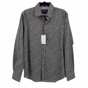 New $168 Robert Graham Mens Tailored Fit Shirt
